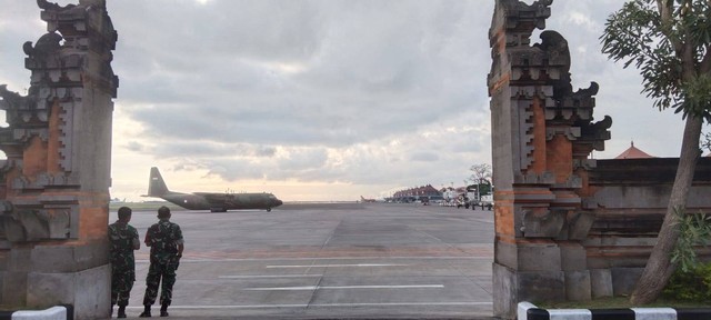 Suasana di Base Ops Pangkalan Angkatan Udara (Lanud) Ngurah Rai, Bali - IST