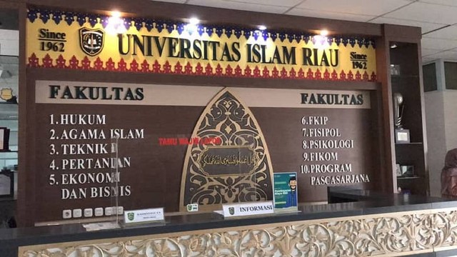 Universitas Islam Riau (UIR) Kota Pekanbaru, Riau. (RAHMADI DWI PUTRA/SELASAR RIAU).