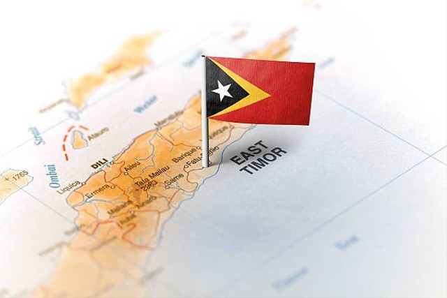 Bendera Timor Leste (istockphoto.com)