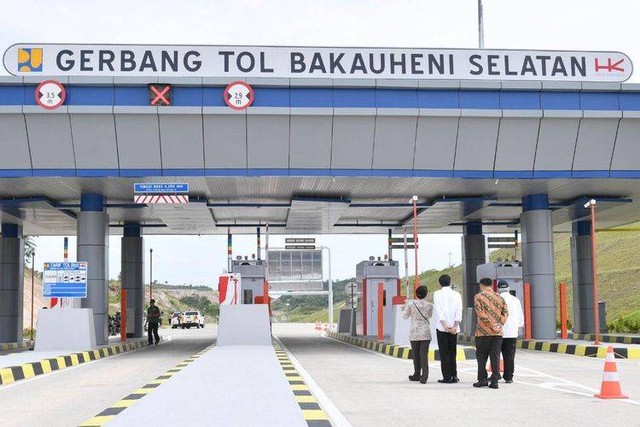 Gerbang Tol Bakauheni Selatan. | Foto: setneg.co.id