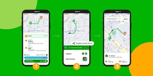 Ilustrasi cek resi Gosend Same Day. Foto: Dok. Gojek