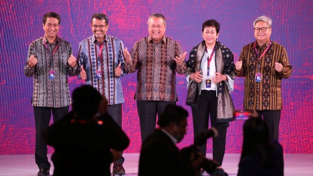 Bank Sentral Indonesia, Malaysia, Filipina, Singapura dan Thailan sepakati kerja sama konektivitas pembayaran kawasan di rangkaian acara KTT G20 yang digelar di Bali, Senin (14/11/2022). Foto: Aditia Noviansyah/kumparan