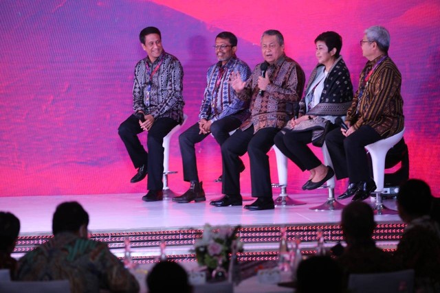 Bank Sentral Indonesia, Malaysia, Filipina, Singapura dan Thailan sepakati kerja sama konektivitas pembayaran kawasan di rangkaian acara KTT G20 yang digelar di Bali, Senin (14/11/2022). Foto: Aditia Noviansyah/kumparan