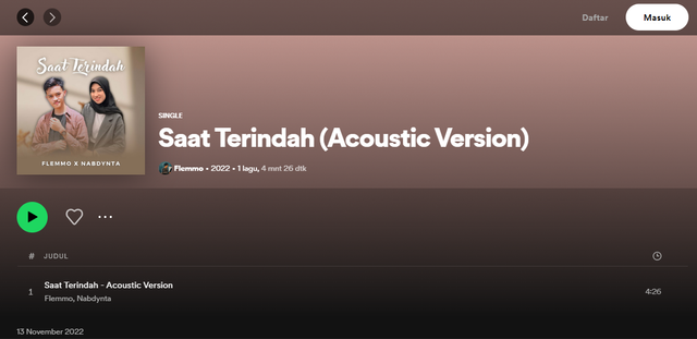 Alfath Flemmo merupakan pendiri & CEO startup Flemmo Enterprise Music (FEM) dan Flemmo Music Global (FMG), merilis Saat Terindah Akustik di Spotify.