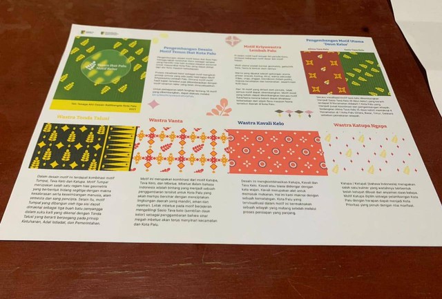 Ilustrasi Batik Bomba, Batik Sulawesi Tengah. Foto: Istimewa