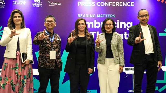 Kongres Penerbit Internasional ke-33 (The 33rd International Publishers Congress) diselenggarakan di Fairmont Hotel, Jakarta, pada 10-12 November 2022. Foto: Pemprov DKI Jakarta