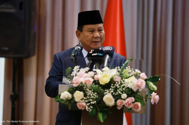 Menhan Prabowo Subianto Tanda Tangani MoU Kerja Sama Bilateral dengan Turki di Bidang Pertahanan. Foto: Dok. Tim Media Prabowo Subianto