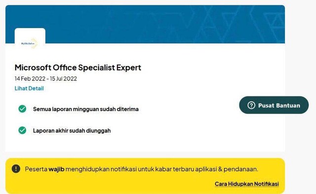 (Sumber : Dokumentasi pribadi, screenshot https://kampusmerdeka.kemdikbud.go.id/)