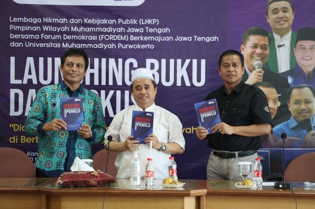 Buku Diaspora Muhammadiyah sebagai Penyelenggara Pemilu di launching di UMP