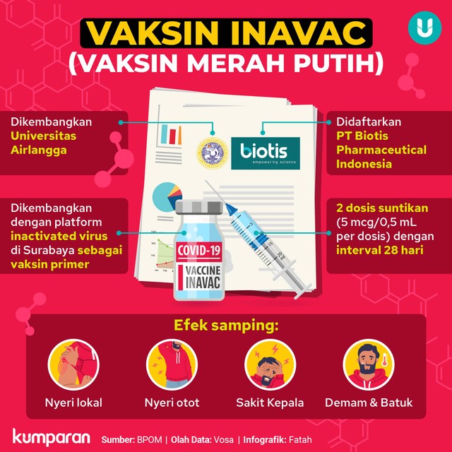 BPOM Terbitkan Izin Penggunaan Vaksin Inavac Karya Unair Untuk Booster ...