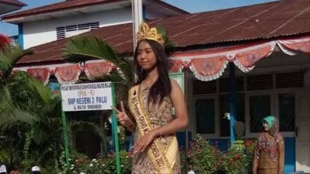 Janitra Ayu Padmarini, Siswi SMP asal Palu Wakili Indonesia di Ajang Miss Teen International Filipina. Foto: Istimewa  