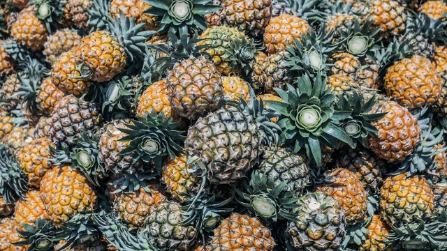 Ilustrasi buah nanas. Foto: Unsplash