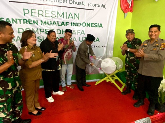 Pesantren Mualaf Indonesia (PMI) Dompet Dhuafa hadir di Barusjahe, Kabupaten Karo, Sumatera Utara, Selasa (15/11).