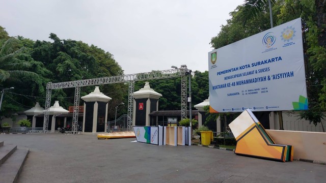 Suasana jelang Muktamar ke-48 Muhammadiyah di Solo. Foto: Dok. Istimewa