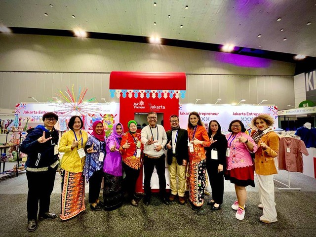 UMKM binaan Jakpreneur mengikuti pameran kegiatan pameran dagang International Sourcing Expo Australia (ISEA) tahun 2022 di Melbourne Convention & Exhibition Centre, Australia selama 3 hari, pada 15-17 November 2022. Foto: PPID DKI Jakarta