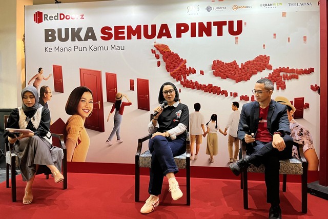 Kick off Buka Semua Pintu RedDoorz, Kamis (17/11). Foto: Anggita Aprilyani/kumparan