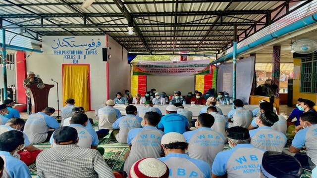 Sosialisasi Skrining dan Tes TBC Bekerja Sama dengan Dinas Kesehatan Aceh Timur dan Tim Kopi TB, Sumber Dokumentasi: Humas Lapas Idi