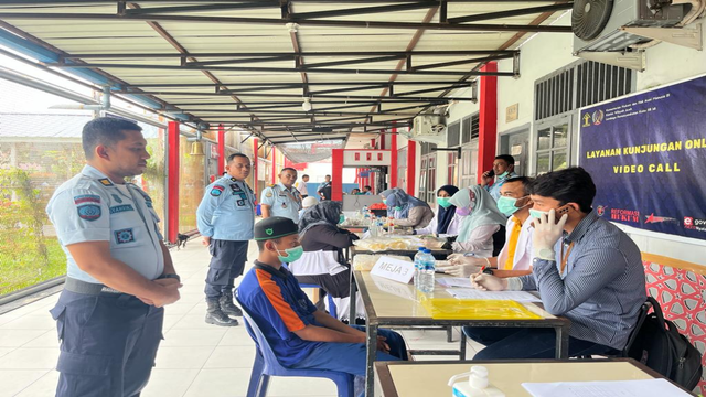Proses Skrining dan Tes TBC bersama dengan Dinas Kesehatan Aceh Timur dan Tim Kopi TB, Sumber Dokumentasi: Humas Lapas Idi
