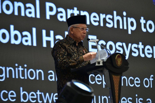 Wapres Ma'ruf Amin Hadiri Acara Pembukaan Halal 20 di Semarang, Kamis (17/11/2022). Foto: Dok. Setwapres/KIP
