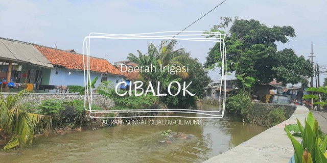 Aliran Sungai Cibalok, Sumber : Arinda G