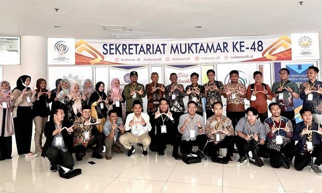 Peserta workshop pengembangan humas PTMA berkunjung ke lokasi Muktamar Muhammadiyah dan 'Aisyiyah ke 48