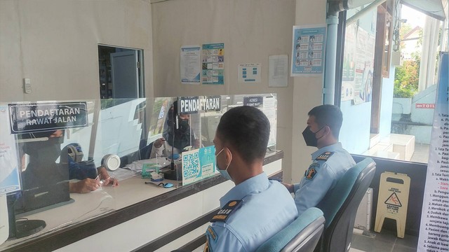 CASN Rutan Magetan melakukan pendaftaran tes kesehatan. Foto : Humas Rutan Magetan
