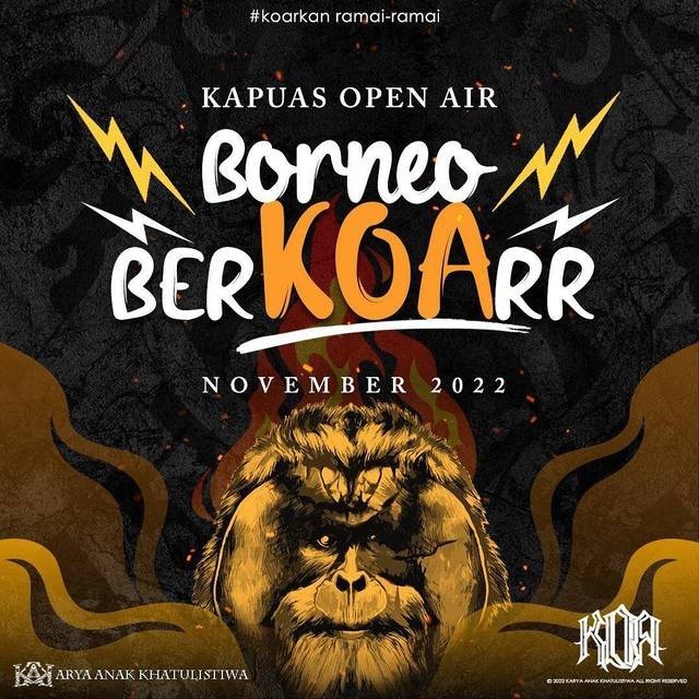 Kapuas Open Air akan digelar 19-20 November mendatang. Foto: Instagram @kapuasopenair
