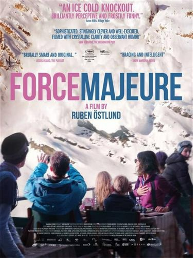 Poster film Force Majeure. Foto: Istimewa