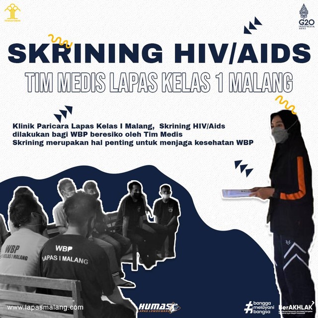 TIM MEDIS LAPAS KELAS I MALANG SKRINING HIV/AIDS BAGI WBP | kumparan.com
