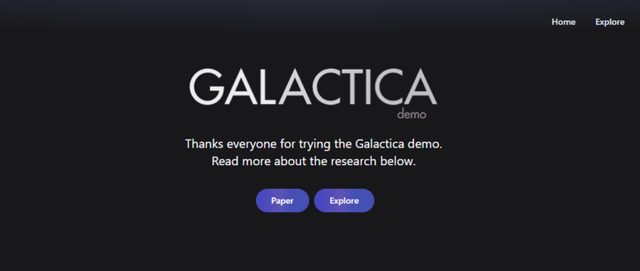 Ilustrasi AI Galactica Meta.
 Foto:  Galactica