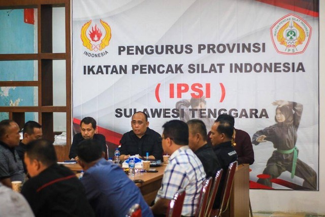 Ketua Umum Ikatan Pencak Silat Indonesia (IPSI) Sultra, Andi Ady Aksar. Foto: Dok Istimewa.
