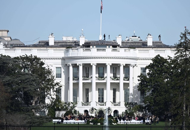 Ilustrasi Gedung Putih di Washington, DC, Amerika Serikat, Sabtu (19/11/2022). Foto: Brendan Smialowski / AFP