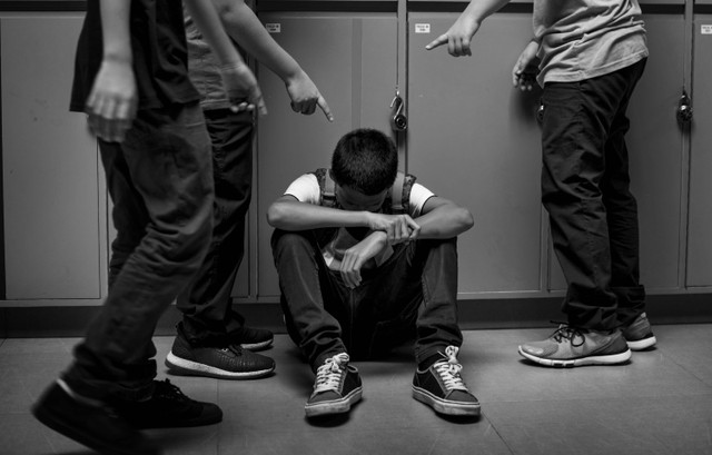 Ilustrasi perundungan (dibully) atau bullying. Foto: Shutterstock