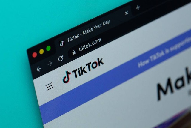 Ilustrasi situs web TikTok. Foto: Unsplash.com