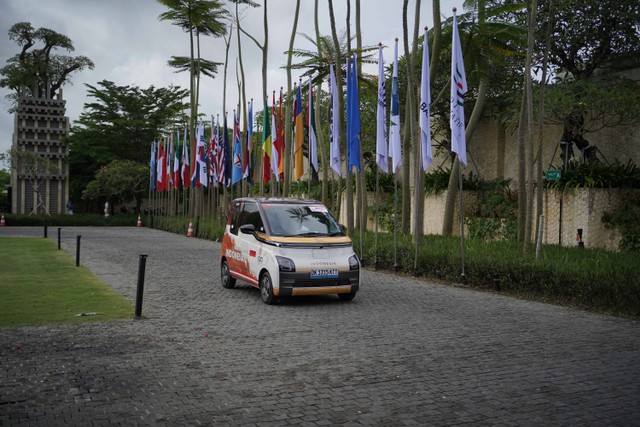 Partisipasi Wuling Air ev di KTT G20 di Bali. Foto: dok. Wuling Motors