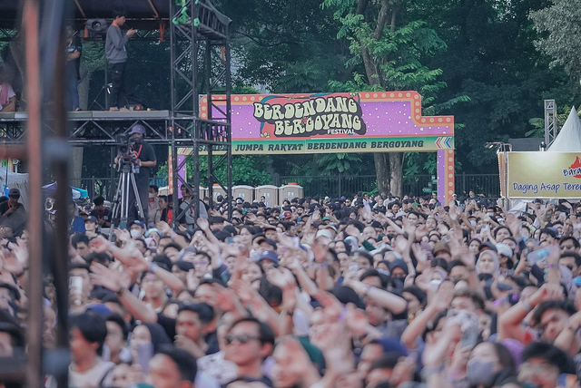 Festival musik Berdendang Bergoyang. Foto: Instagram/@berdendangbergoyang