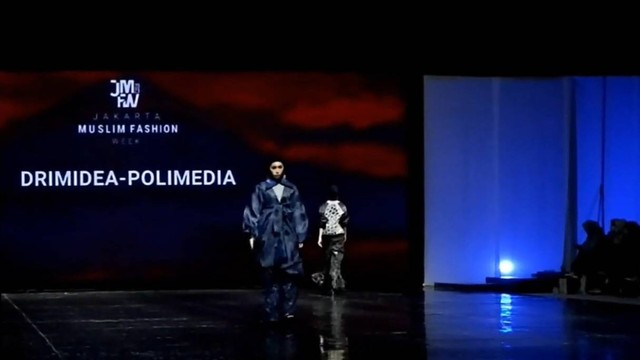 Jakarta Modest Fashion Week yang diselenggarakan di Indonesia Convention Exhibition (ICE). Sumber: Dokumentasi pribadi