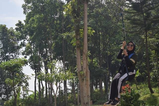 Kegiatan Flying Fox, Foto : Dokumentasi Pribadi