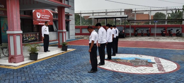 Kepala Rupbasan Kelas II Mojokerto Kemenkumham Jatim Ingatkan Pegawai Punya Tanggung Jawab (Foto:HumasRupMoker)