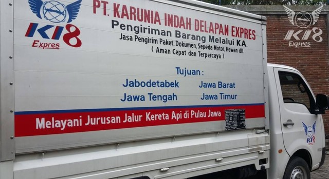 Ilustrasi jasa ekspedisi KI8 Express. Foto: KI8 Express