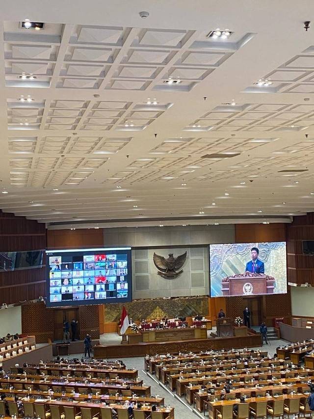 Ilustrasi Sidang Paripurna DPR. Foto Bersumber dari Rekan Penulis