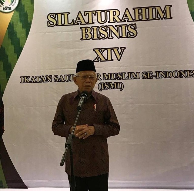 Wakil Presiden Republik Indonesia, Ma'ruf Amin, di Pontianak. Foto: Lydia Salsabilla/Hi!Pontianak