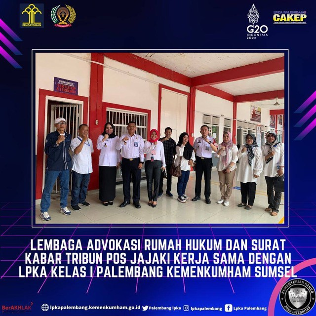 Sumber : Humas LPKA Kelas I Palembang