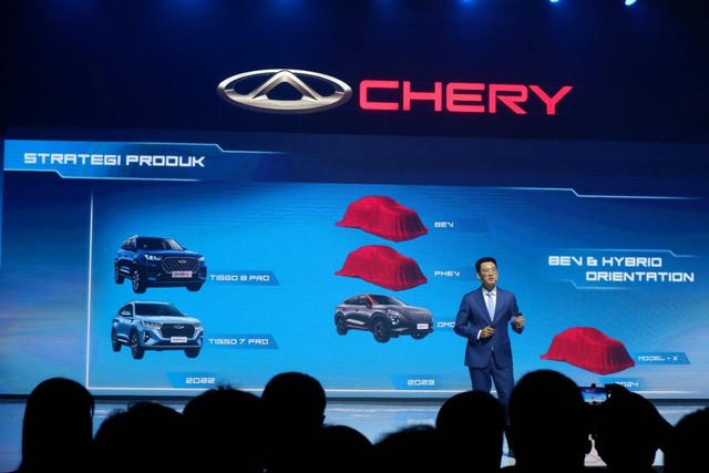 Pengumuman harga resmi mobil Chery di Indonesia. Foto: Aditya Pratama Niagara/kumparan