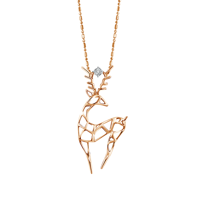 Melalui promo Gift with Purchase, kamu bisa mendapatkan liontin berlian Frank Deer yang ikonik. Foto: dok. Frank & co.