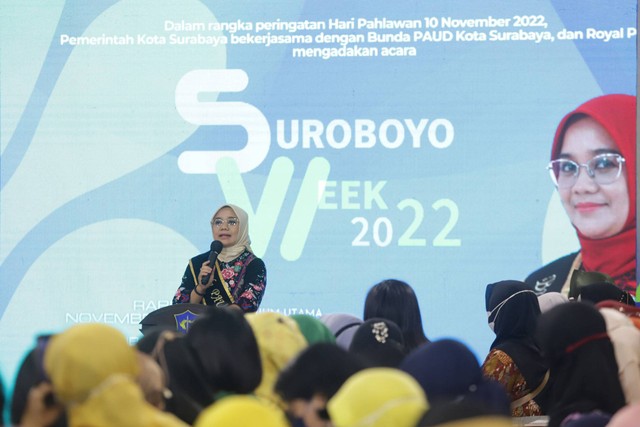 Ketua Bunda Paud Surabaya Rini Indriyani. Foto: Masruroh/Basra