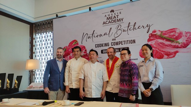 Konferensi pers acara National Butchery and Cooking Competition, di Raffles Hotel Jakarta, Rabu (23/11/2022). Foto: Riad Nur Hikmah/kumparan