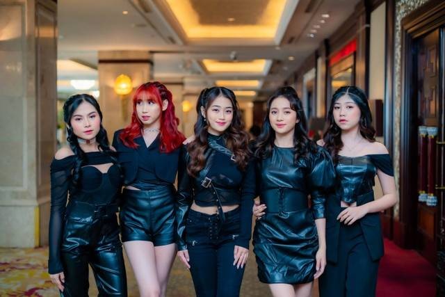 Lima anggota girlband SUN. Foto: Istimewa
