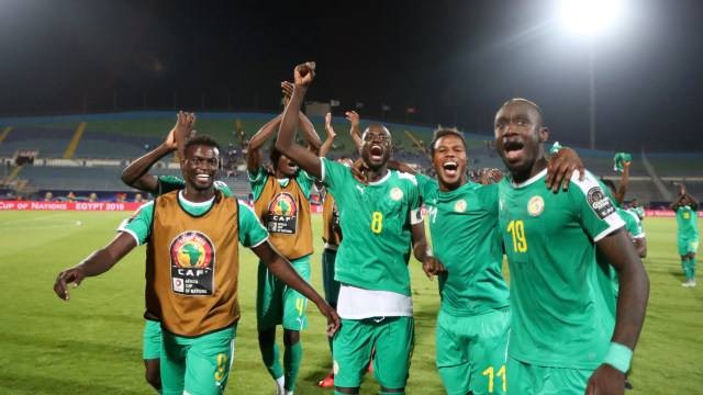 Timnas Senegal ke Final Piala Afrika Foto: REUTERS/Suhaib Salem