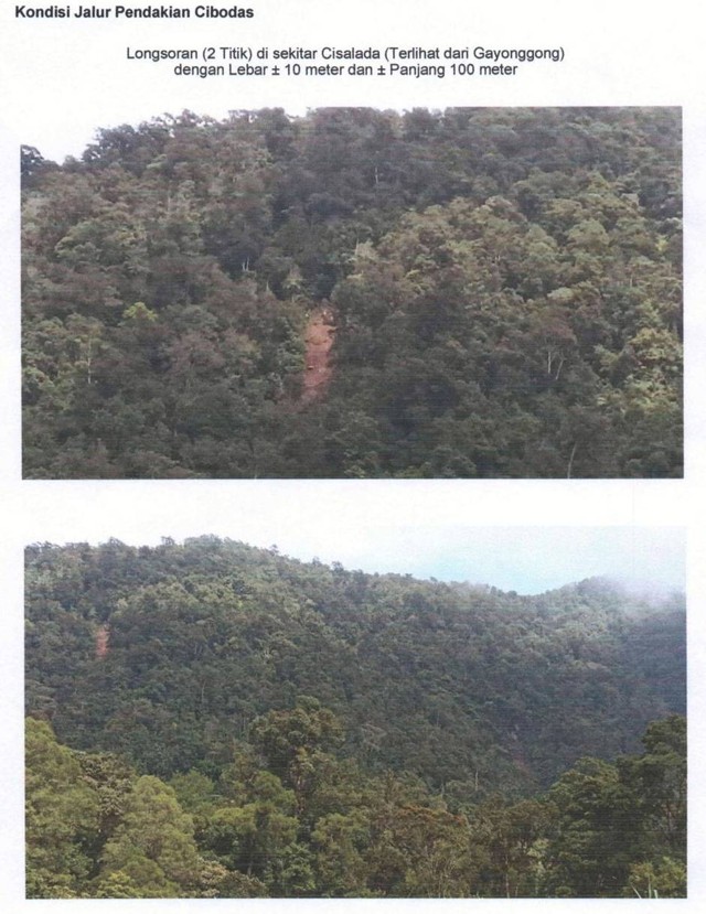 Jalur wisata pendakian Cibodas. Foto: Balai Besar TNGGP